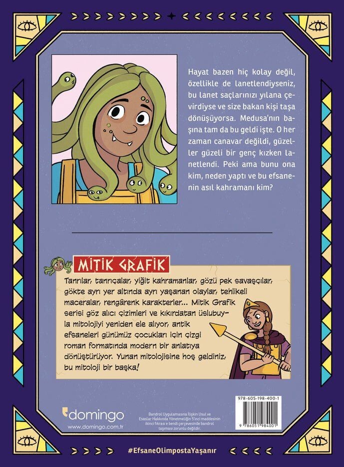 Mitik Grafik - Medusa'nın Laneti (Çizgilerle Yunan Mitolojisi)