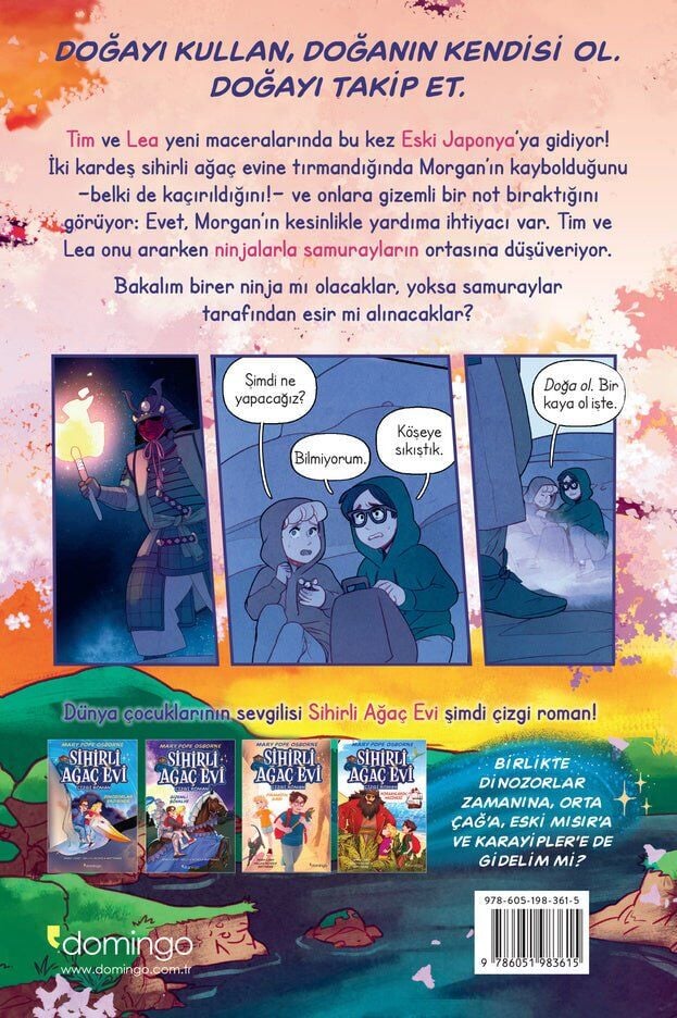 Sihirli Ağaç Evi -Çizgi Roman- 5: Ninjaların Gecesi