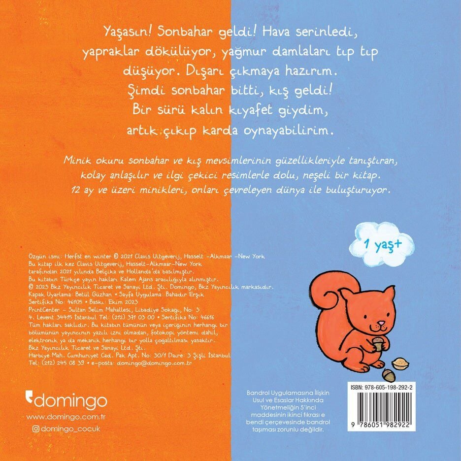 Sonbahar ve Kış - Dünyamı Keşfediyorum