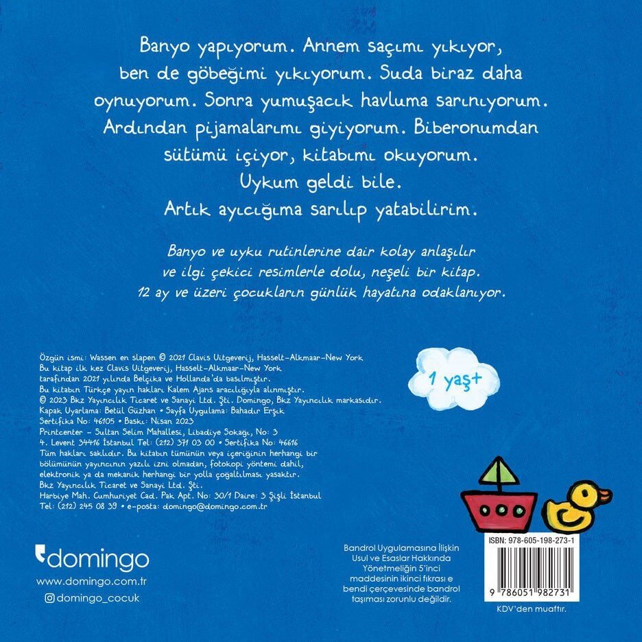 Banyo ve Uyku - Dünyamı Keşfediyorum