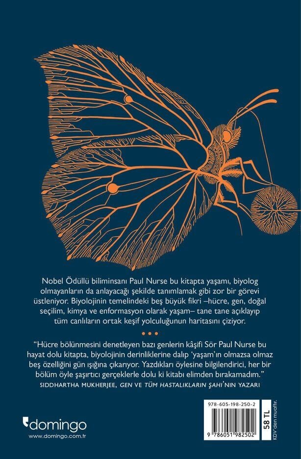 Yaşam Nedir?: Beş Adımda Biyolojiyi Anlamak