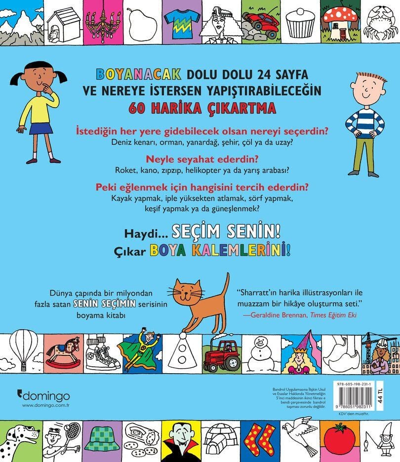 Senin Seçimin Boyama Kitabı