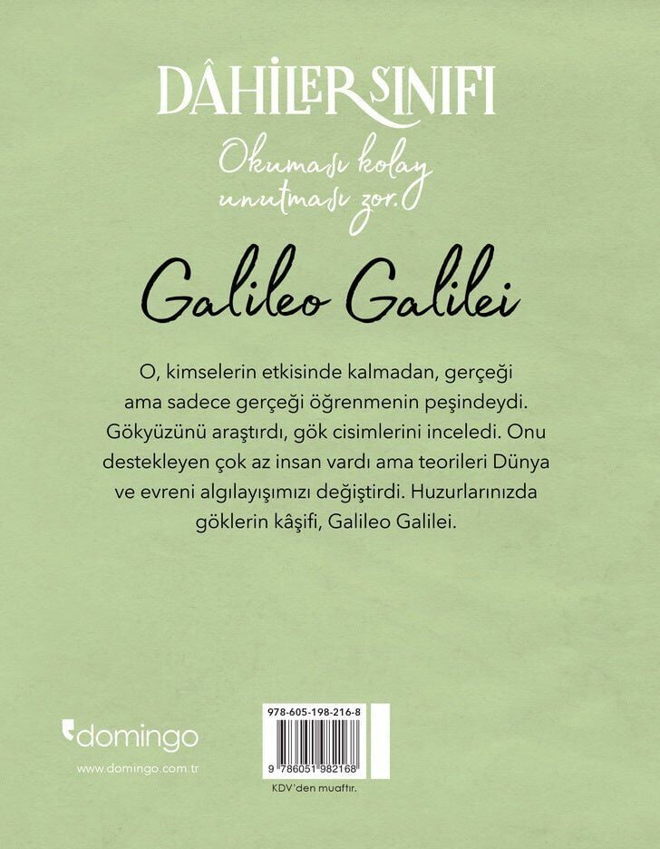 Dâhiler Sınıfı: Galileo Galilei