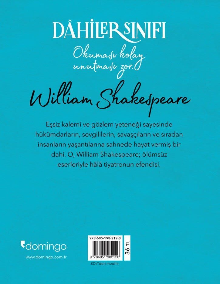 Dahiler Sınıfı - William Shakespeare