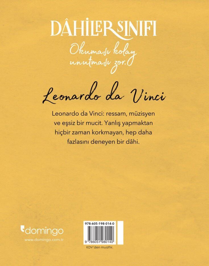 Dâhiler Sınıfı - Leonardo da Vinci: Zamanın Ötesinde Bir Beyin